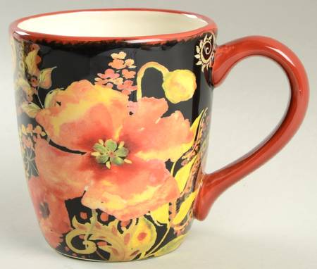 Watercolor Poppies Mug