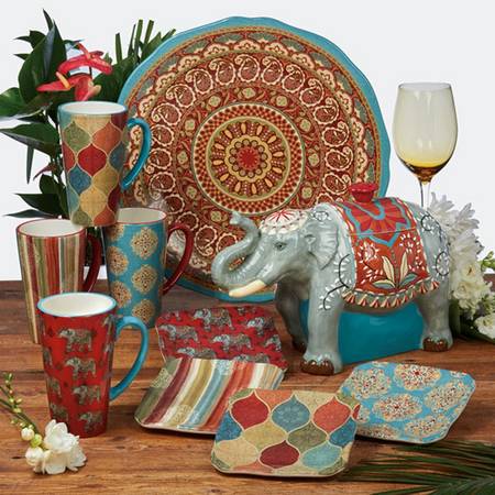 Spice Route 15" Chop Plate (Round Platter)