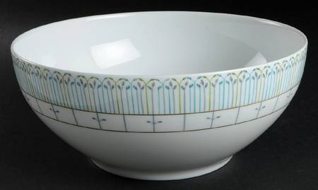 Jardin de Louise 10" Large Salad Serving Bowl