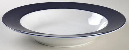 Maison Cobalt Blue Large Rim Soup Bowl