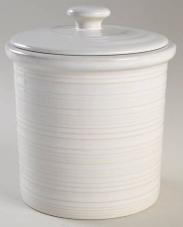 Farmhouse White Medium Canister & Lid