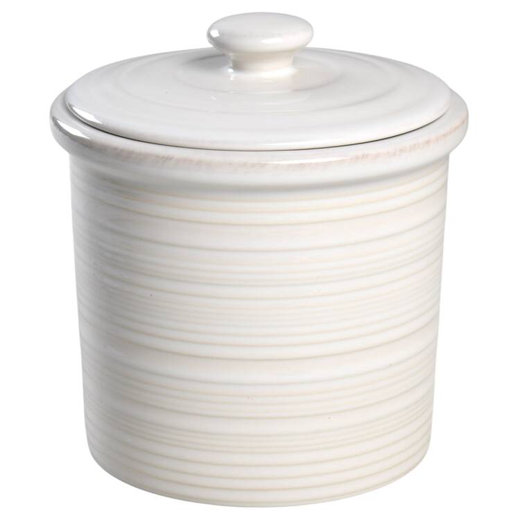 Farmhouse White Small Canister & Lid