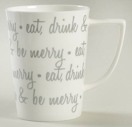 Script Gray Mug