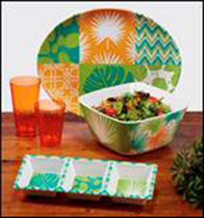 Paradise (Melamine) 18" Oval Serving Platter