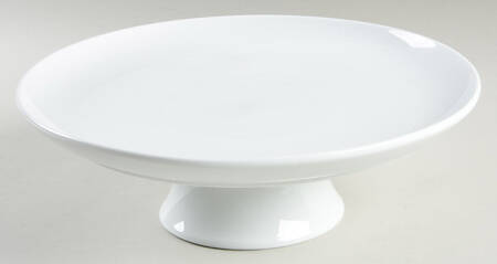 Just White 11" Diameter Pedestal Cake Stand by Corning Corelle