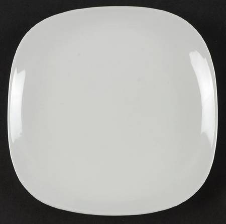 Just White Luncheon Plate
