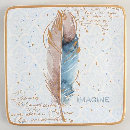 Indigold Square Salad/Dessert Plate