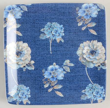 Indigold Square Canape Plate
