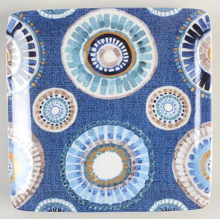 Indigold Square Canape Plate by Certified International