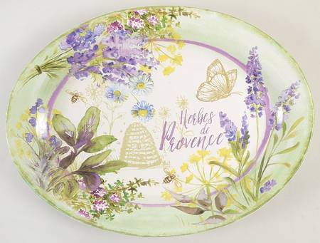 Herbes de Provence 16" Oval Serving Platter