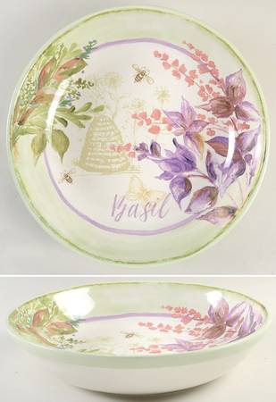 Herbes de Provence 13" Pasta Serving Bowl