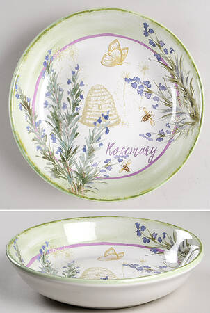 Herbes de Provence 9" Soup/Pasta Bowl