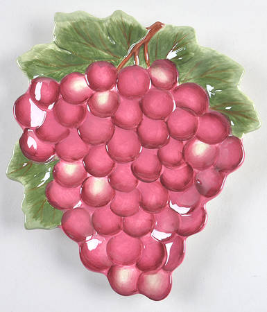 Gilded Wine Figural Candy Plate