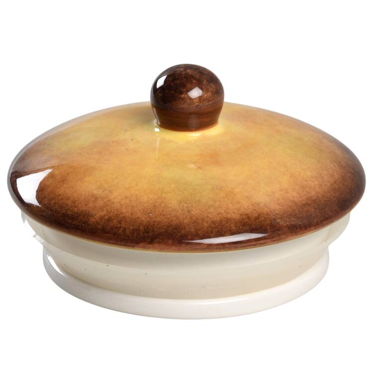 Gilded Wine Lid for Small Canister