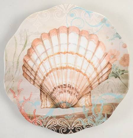 Coastal View Salad/Dessert Plate