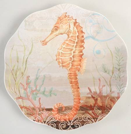 Coastal View Salad/Dessert Plate
