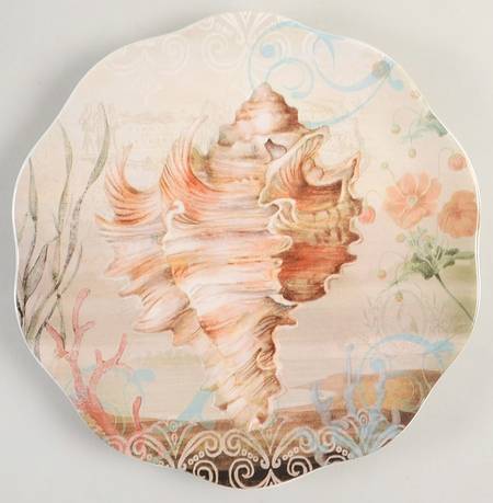 Coastal View Salad/Dessert Plate