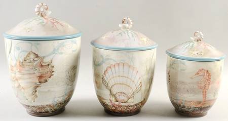 Coastal View (3 Piece) Canister Set (Box Set)