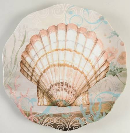 Coastal View 13" Chop Plate (Round Platter)