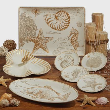Coastal Discoveries 16" Rectangular Serving Platter