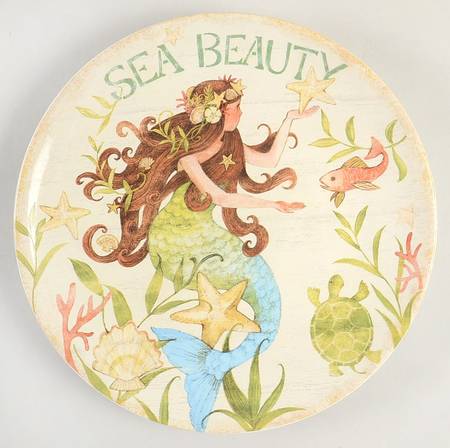 Sea Beauty Salad/Dessert Plate