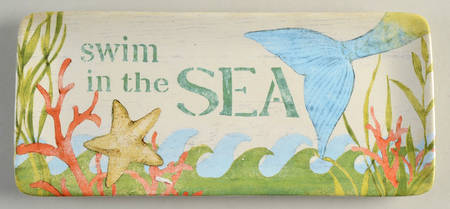 Sea Beauty Rectangular Tray 11"