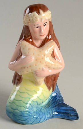 Sea Beauty Figural Pepper Shaker