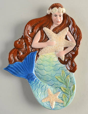 Sea Beauty Figural Open Candy Dish