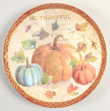 Fall Inspiration Salad/Dessert Plate