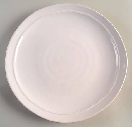 C7I4 White 13" Chop Plate (Round Platter)
