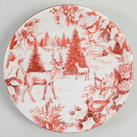 Winter Field Notes Canape Plate