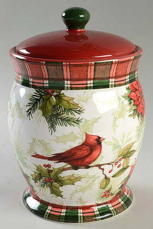 Winter Field Notes Biscotti Jar & Lid
