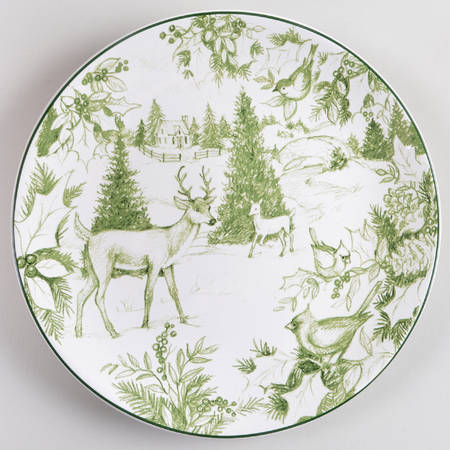 Winter Field Notes Salad/Dessert Plate