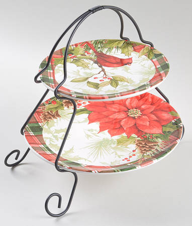 Winter Field Notes Metal Stand for 2 Tier Server Plates
