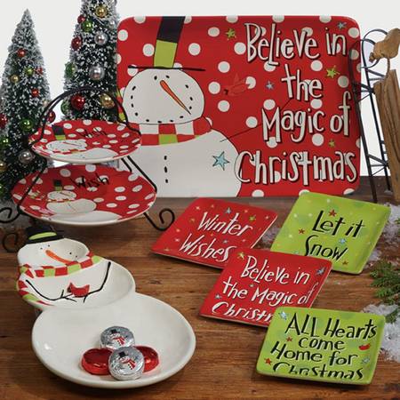 Whimsy Winterland 16" Rectangular Serving Platter