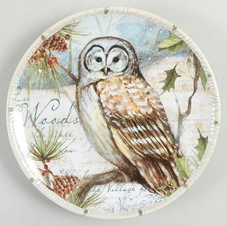 Winter Lodge Canape Plate by Certified International