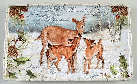 Winter Lodge 13" Rectangular Serving Platter