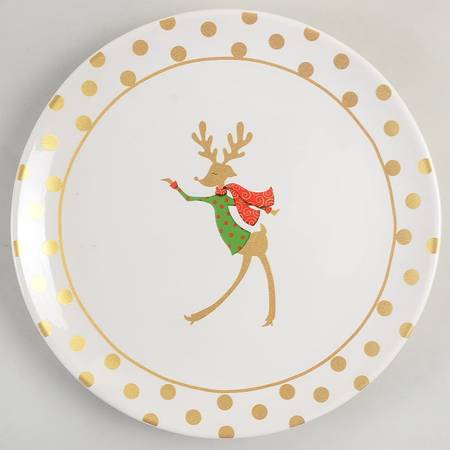 Gold Dancing Reindeer by Certified International
