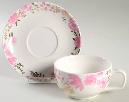 C9A12 Flat Cup & Saucer Set