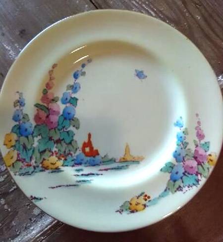 Hollyhock by Crown Staffordshire