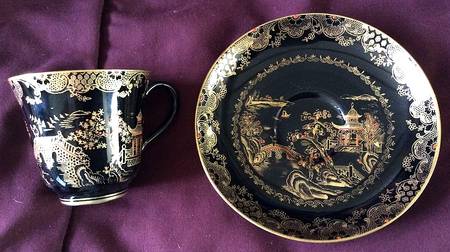 A8464 Footed Demitasse Cup & Saucer Set