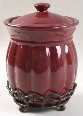 Berry Small Canister w/Mtl Stand(Stand Fits All Canister