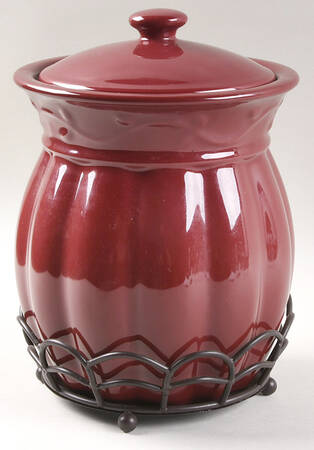 Berry Lg Canister w/Mtl Stand (Stand Fits All Canisters)