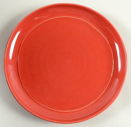 C7I4 Red Salad Plate