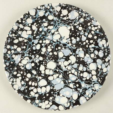 Bookbinder Black Salad Plate