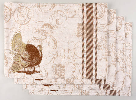 Table Linens & Accessories Cloth Placemat - Set of 4 by C&F Enterprises