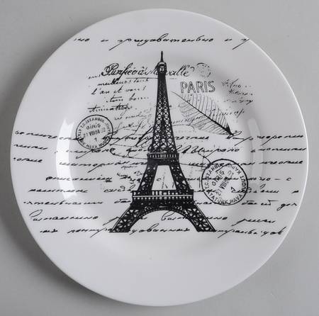 Eiffel Tower Salad Plate