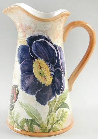 Poppy Garden 80 Oz Pitcher