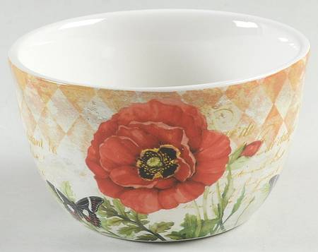 Poppy Garden Individual Ice Cream Dish