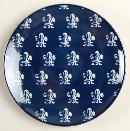 Blue Indigo Canape Plate